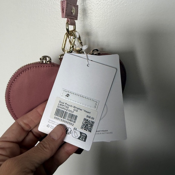 NWT Lululemon Dual Pouch Heart - Picture 6 of 12